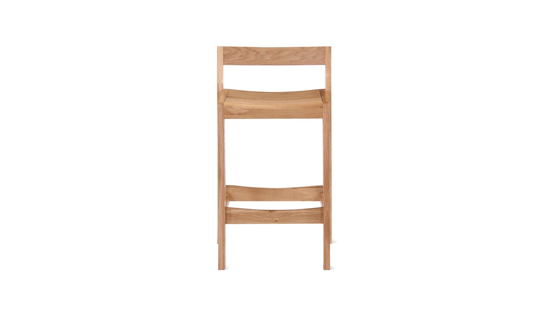 Plane Stool, Counter, Oak - Image 9