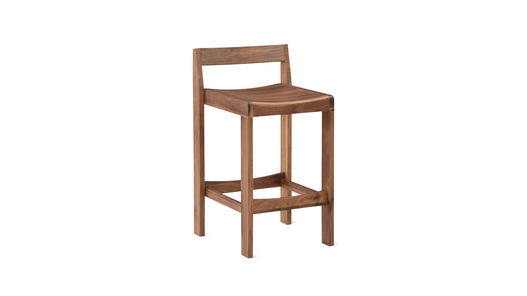 Plane Stool, Counter, American Walnut_image