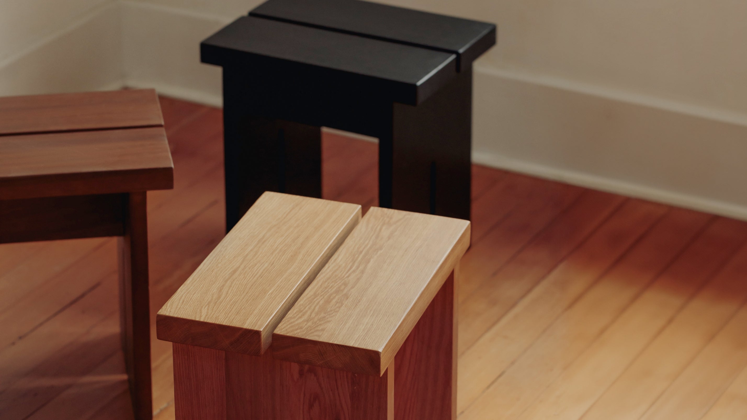 Plane Stool, Oak