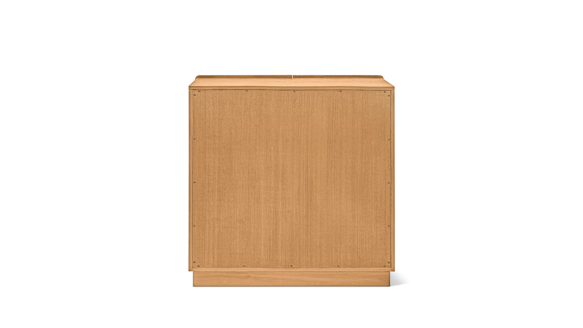 Ripple Bar Cabinet, Oak