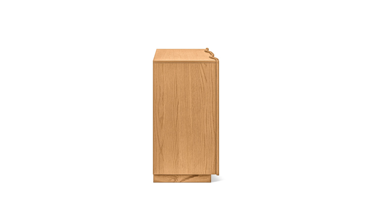 Ripple Bar Cabinet, Oak