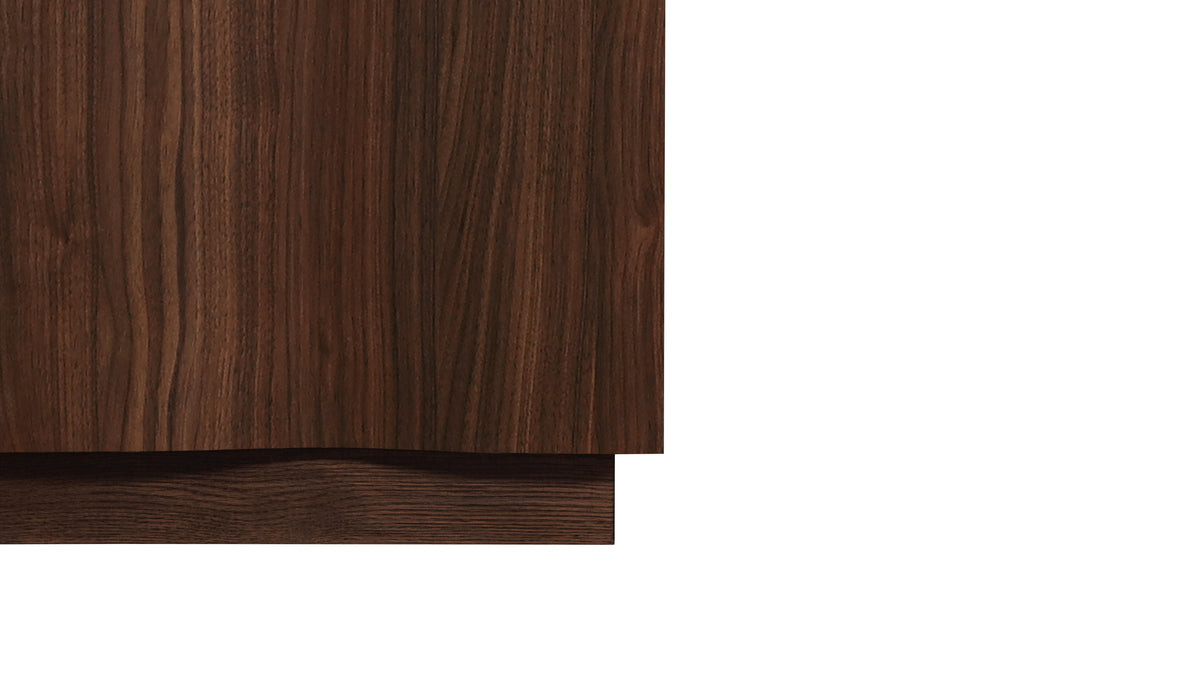 Ripple Bar Cabinet, Walnut