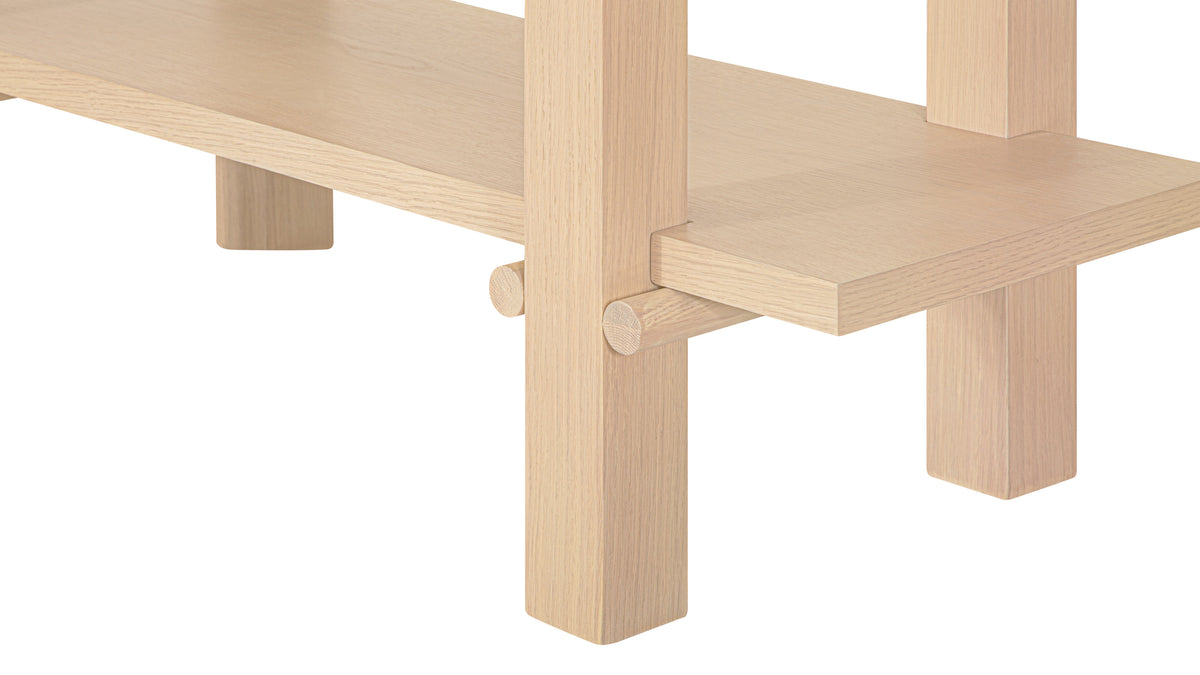 Long Story x Colapso Studio Bookcase, Tall, Pale Oak — alternate view