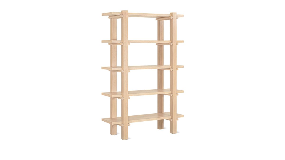 Long Story x Colapso Studio Bookcase, Tall, Pale Oak