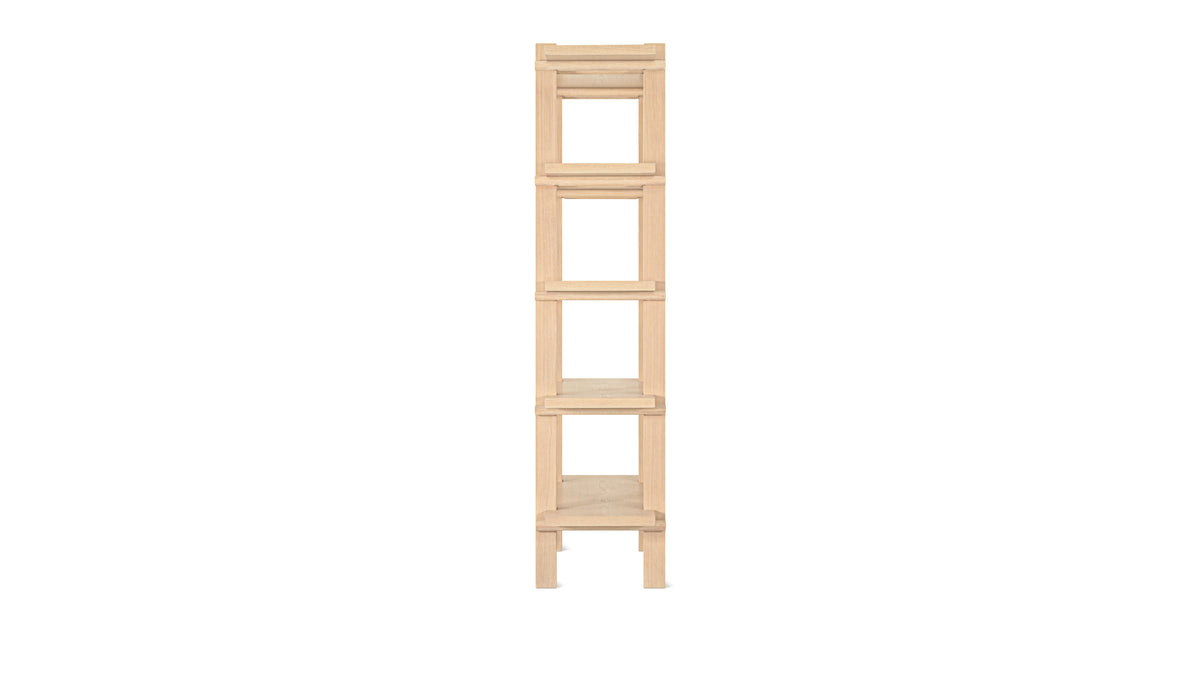 Long Story x Colapso Studio Bookcase, Tall, Pale Oak