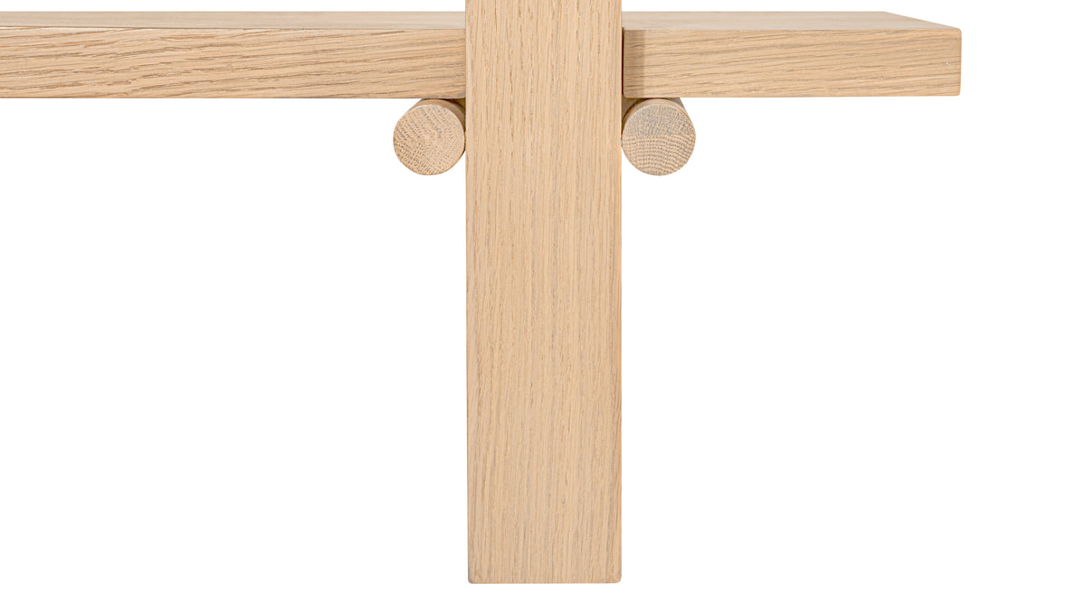 Long Story x Colapso Studio Bookcase, Tall, Double, Pale Oak