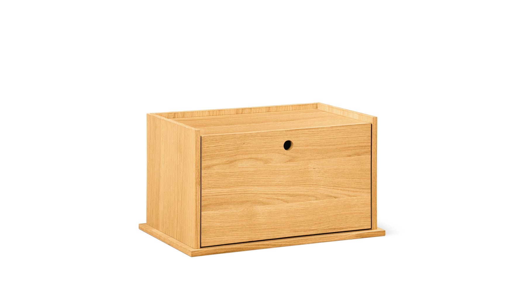Keep Stacking Storage System, Closed, White Oak