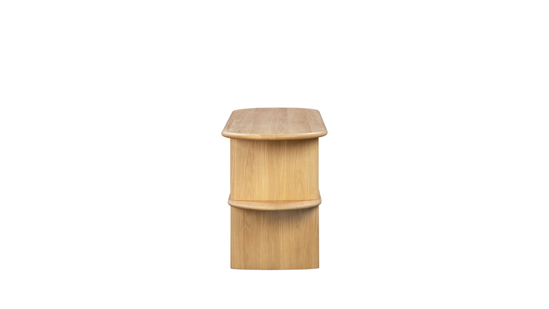 Union Low Shelf, White Oak - Image 8