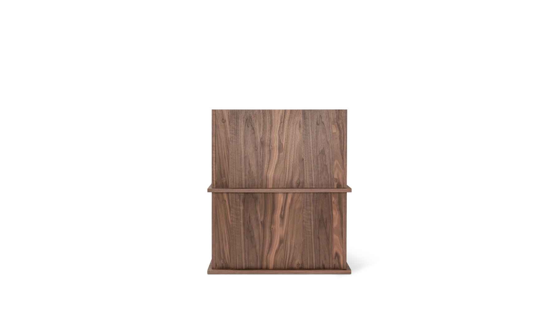 Keep Stacking Storage System 2-Piece, Open and Closed, Walnut - Image 9