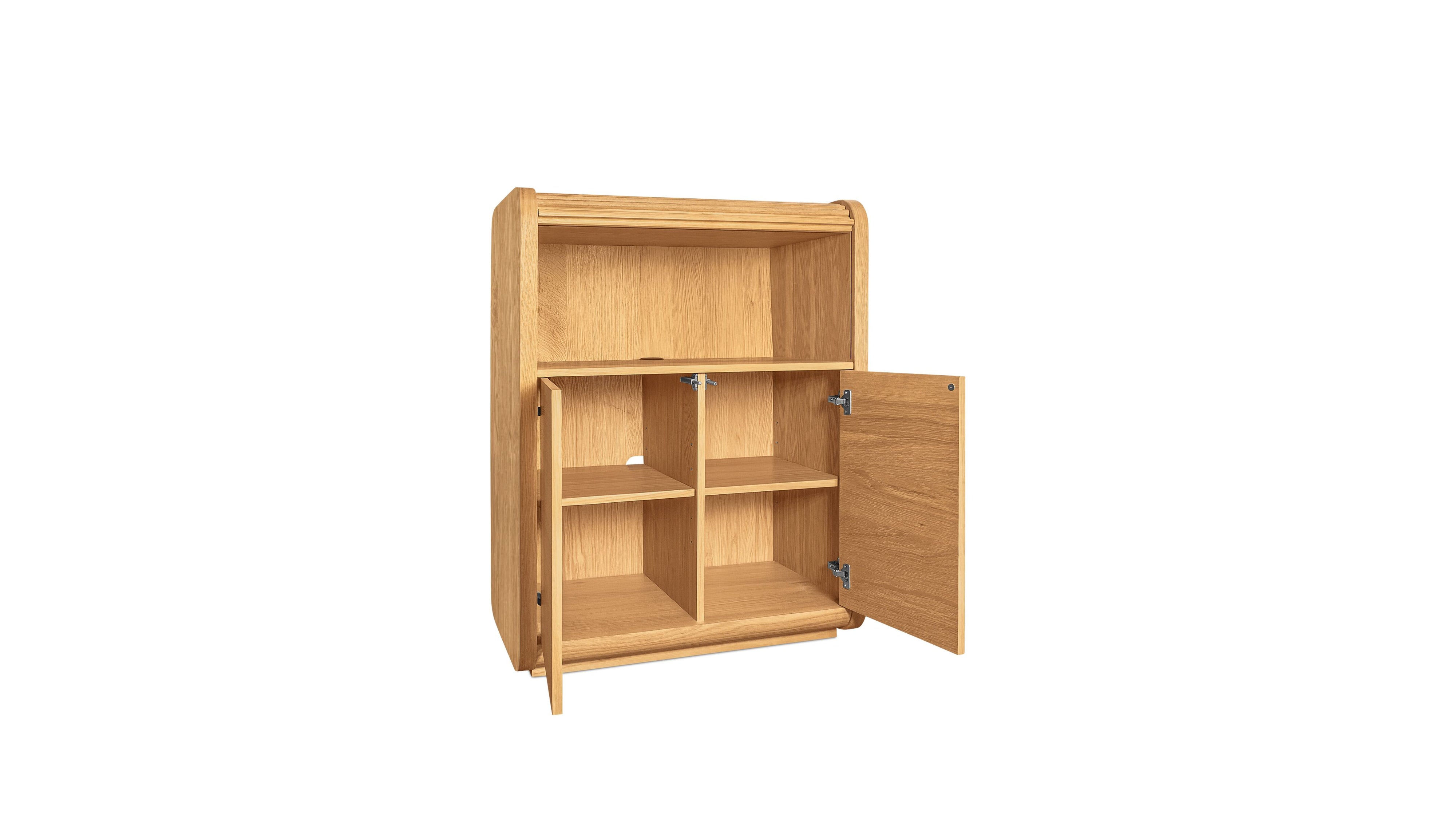 Roll Out Cabinet, White Oak - Sundays Company CanadaSTO-YR-023-024