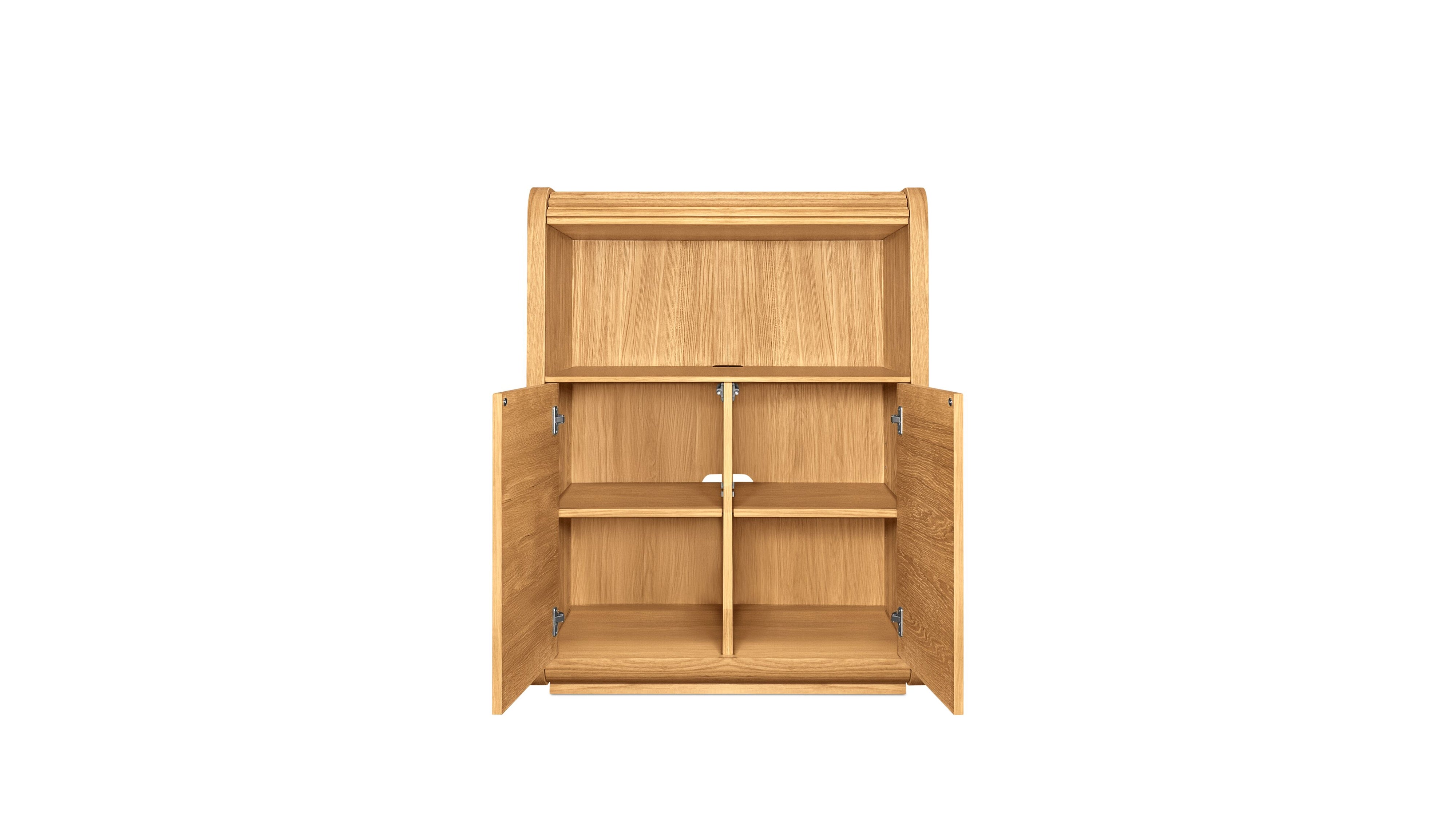 Roll Out Cabinet, White Oak - Sundays Company CanadaSTO-YR-023-024
