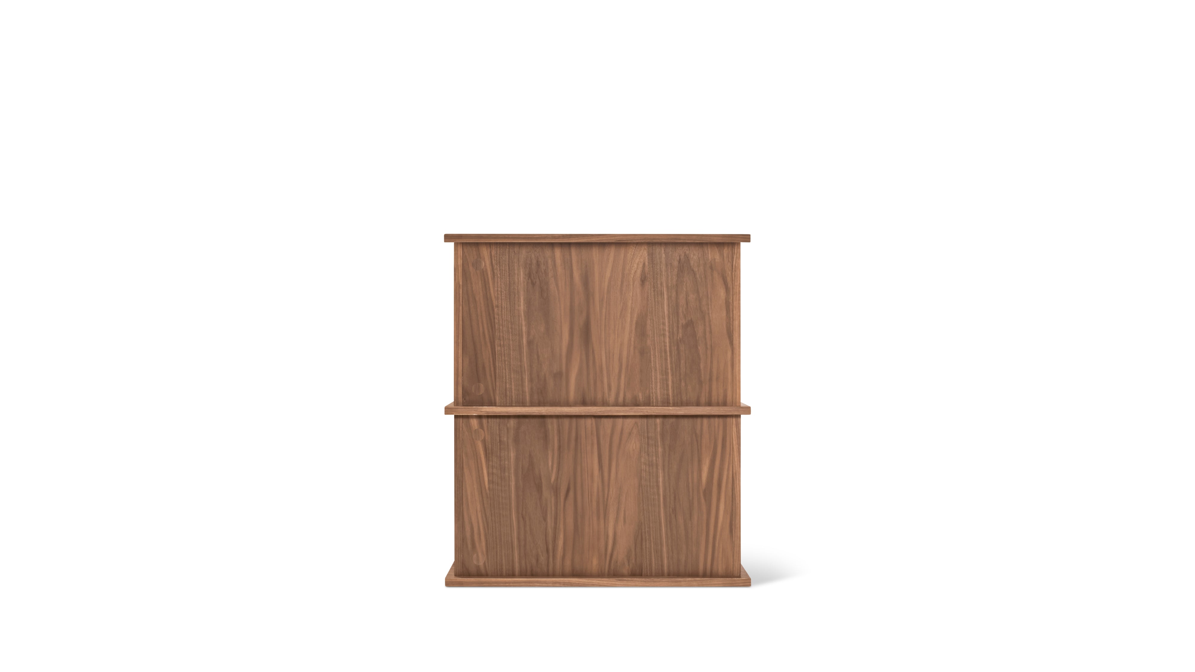 Keep Stacking Storage System 2 - Piece, Open, Walnut - Sundays Company CanadaSTO-YR-026-003