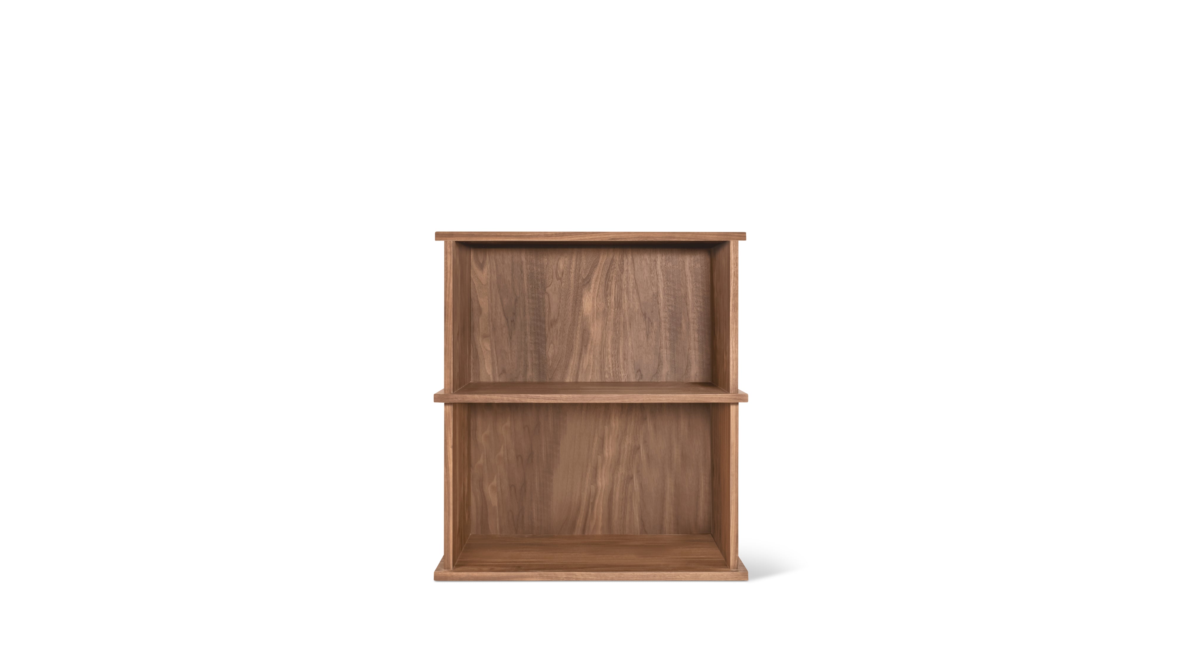Keep Stacking Storage System 2 - Piece, Open, Walnut - Sundays Company CanadaSTO-YR-026-003
