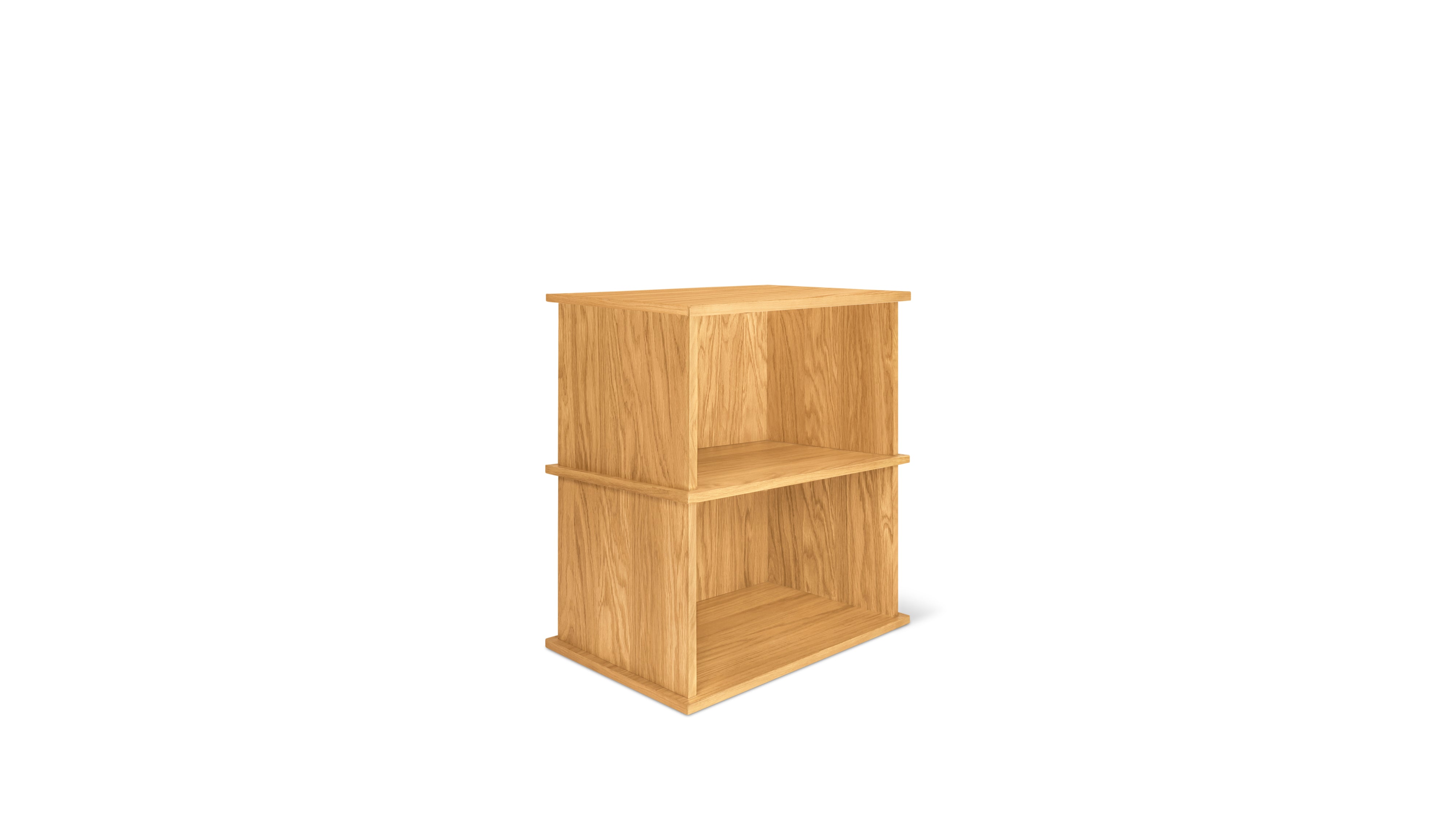 Keep Stacking Storage System 2 - Piece, Open, White Oak - Sundays Company CanadaSTO-YR-026-050