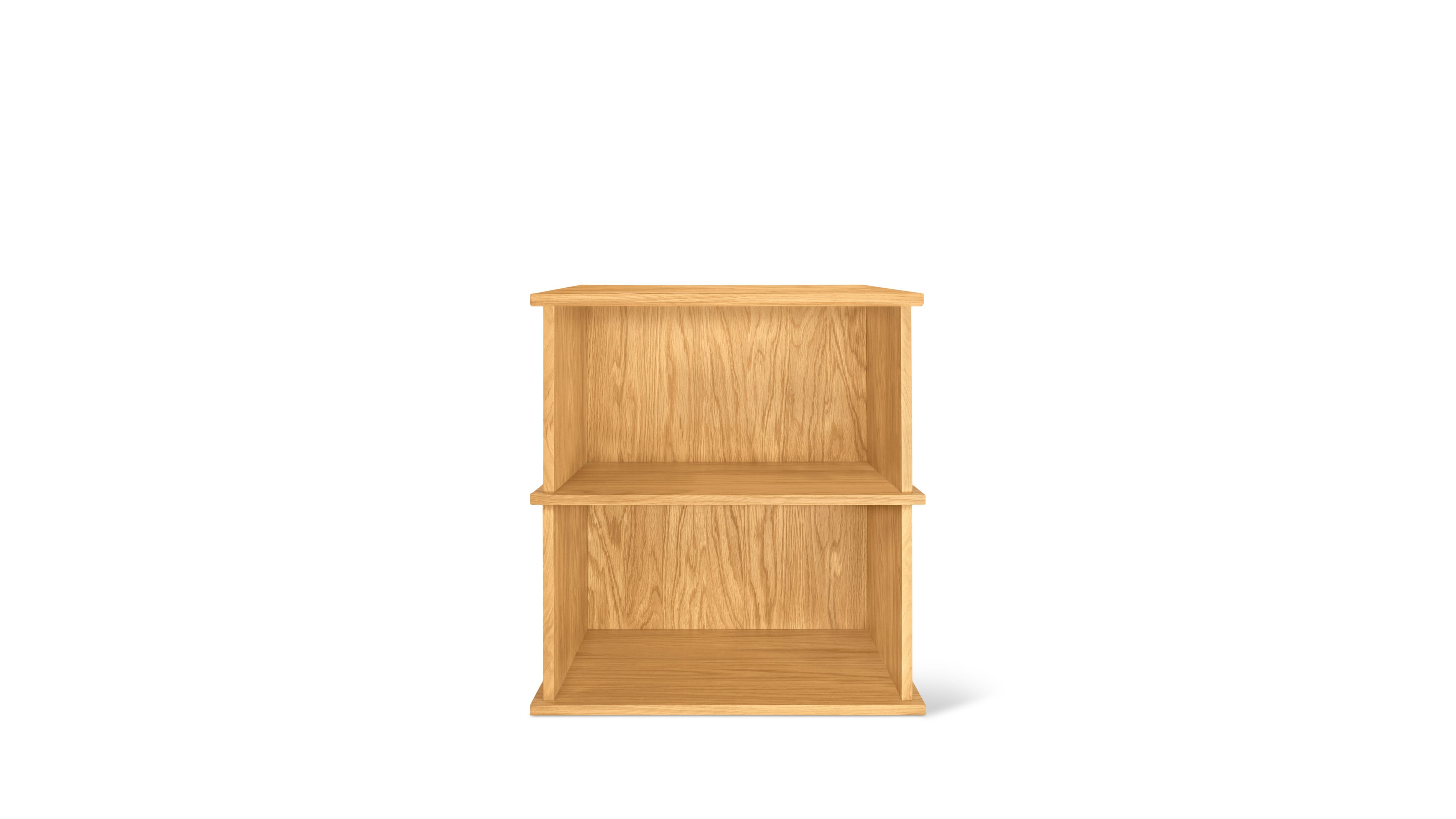 Keep Stacking Storage System 2 - Piece, Open, White Oak - Sundays Company CanadaSTO-YR-026-050
