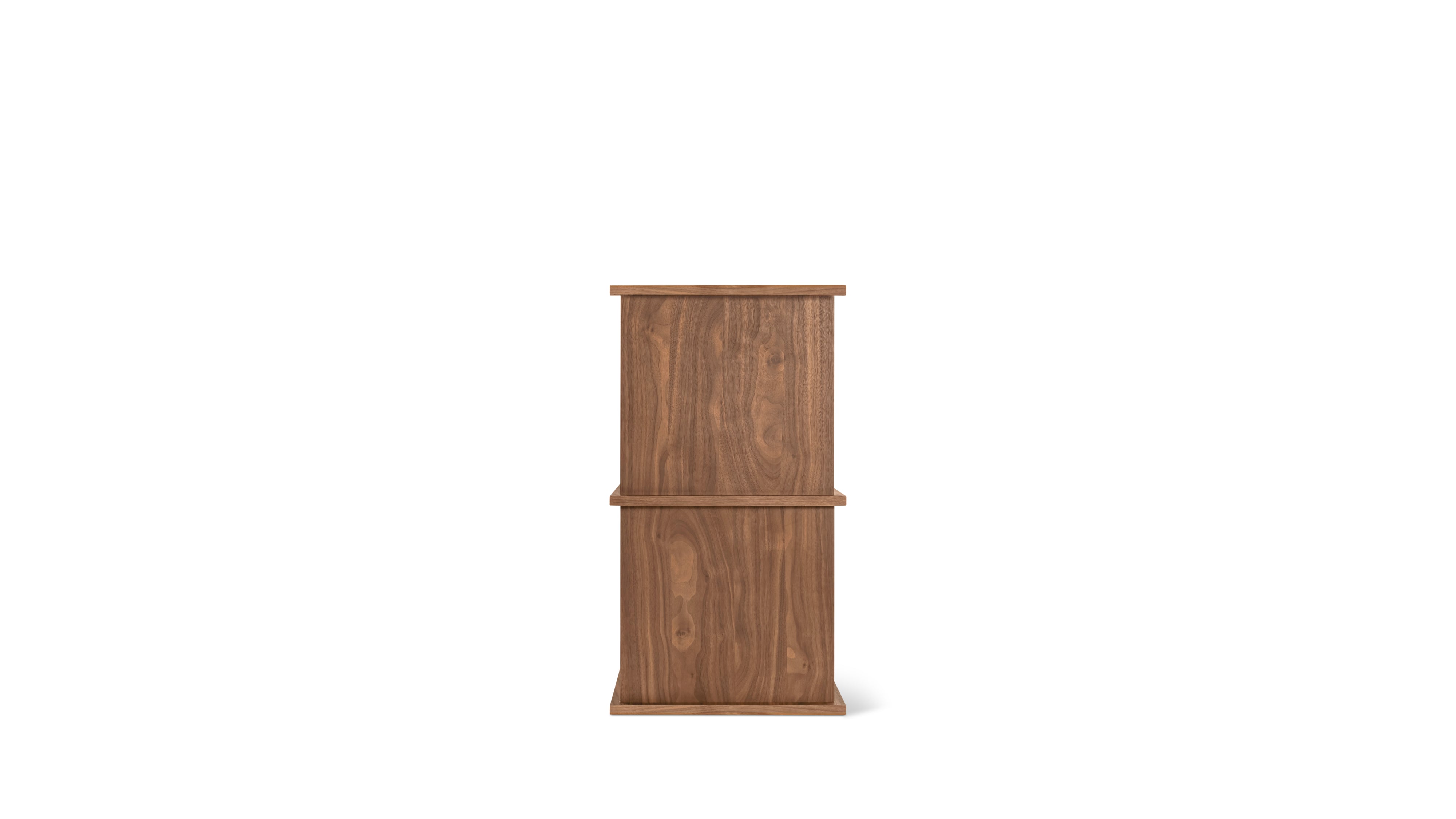 Keep Stacking Storage System 2 - Piece, Open and Closed, Walnut - Sundays Company CanadaSTO-YR-027-003
