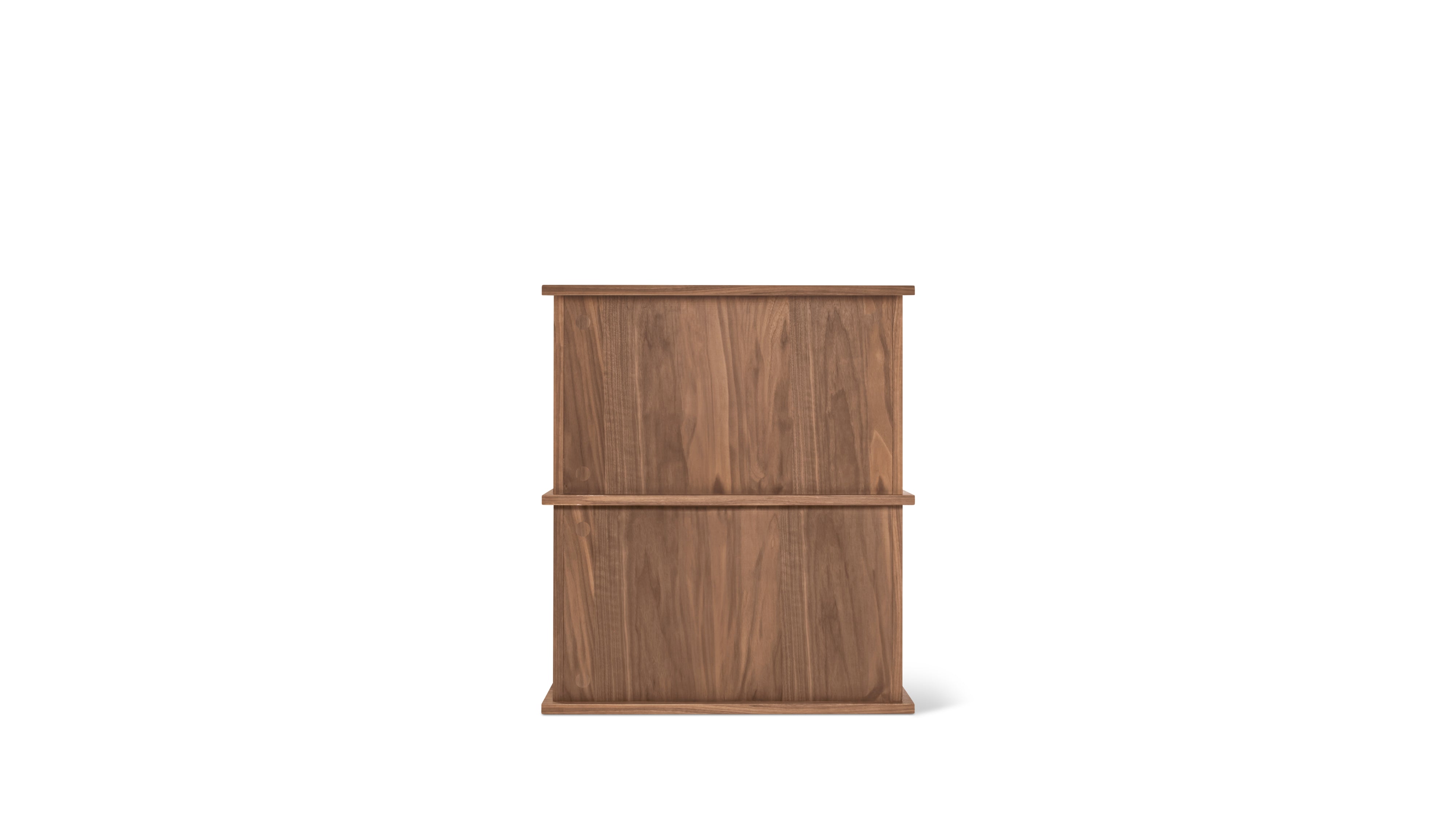 Keep Stacking Storage System 2 - Piece, Open and Closed, Walnut - Sundays Company CanadaSTO-YR-027-003
