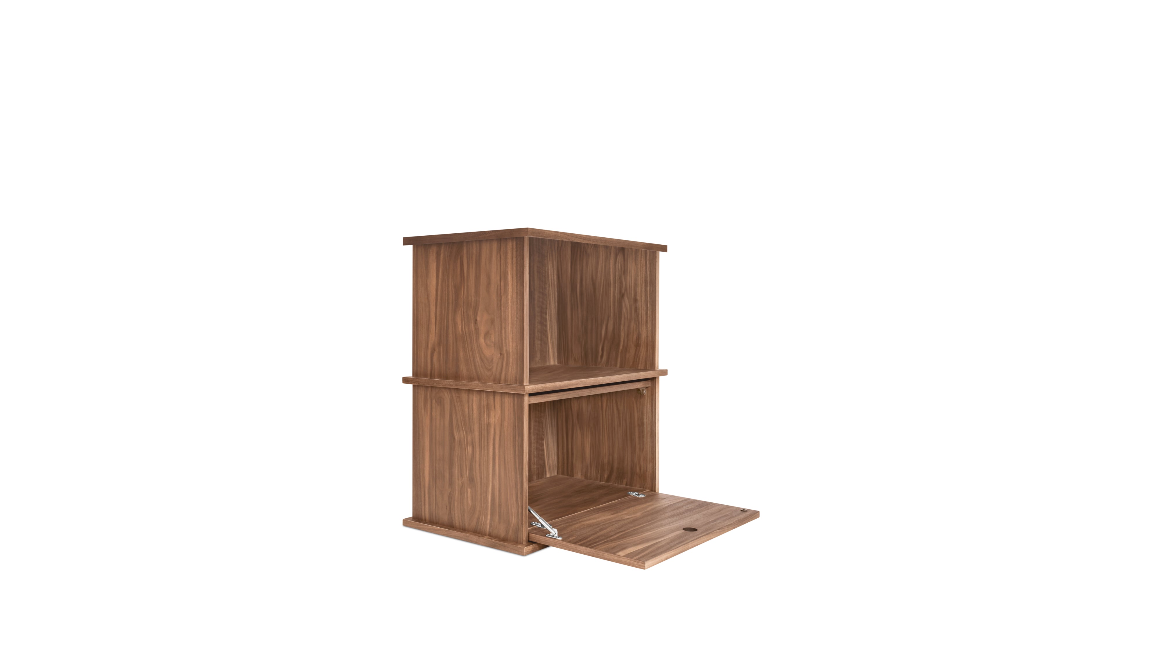 Keep Stacking Storage System 2 - Piece, Open and Closed, Walnut - Sundays Company CanadaSTO-YR-027-003