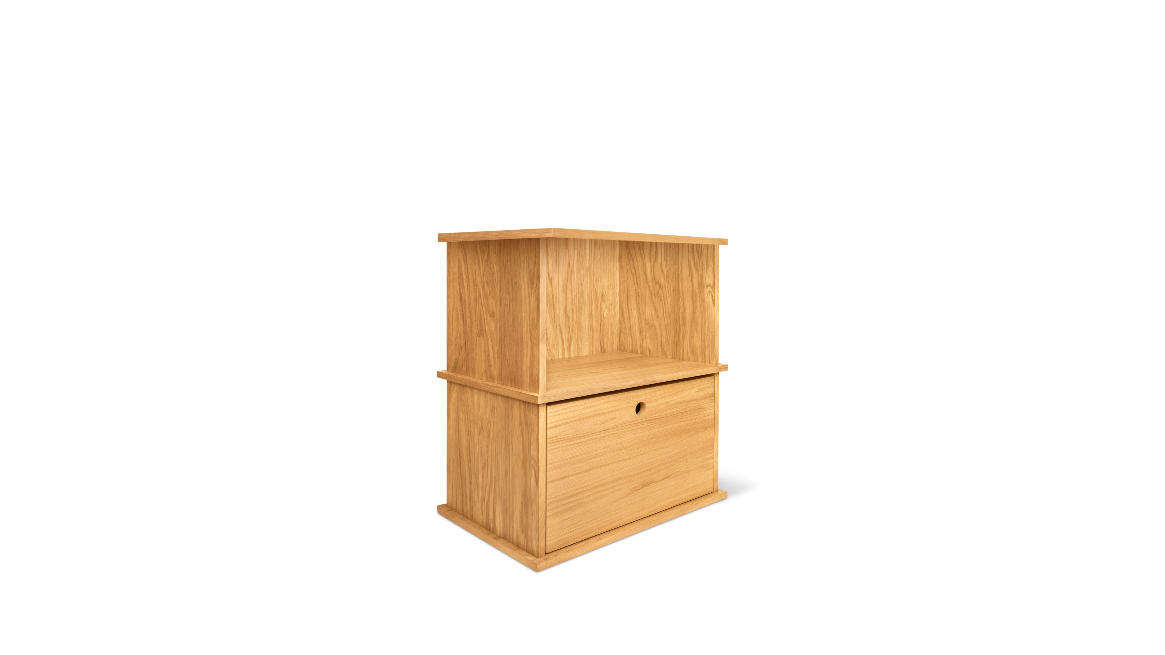 Keep Stacking Storage System 2 - Piece, Open and Closed, White Oak - Sundays Company CanadaSTO-YR-027-050