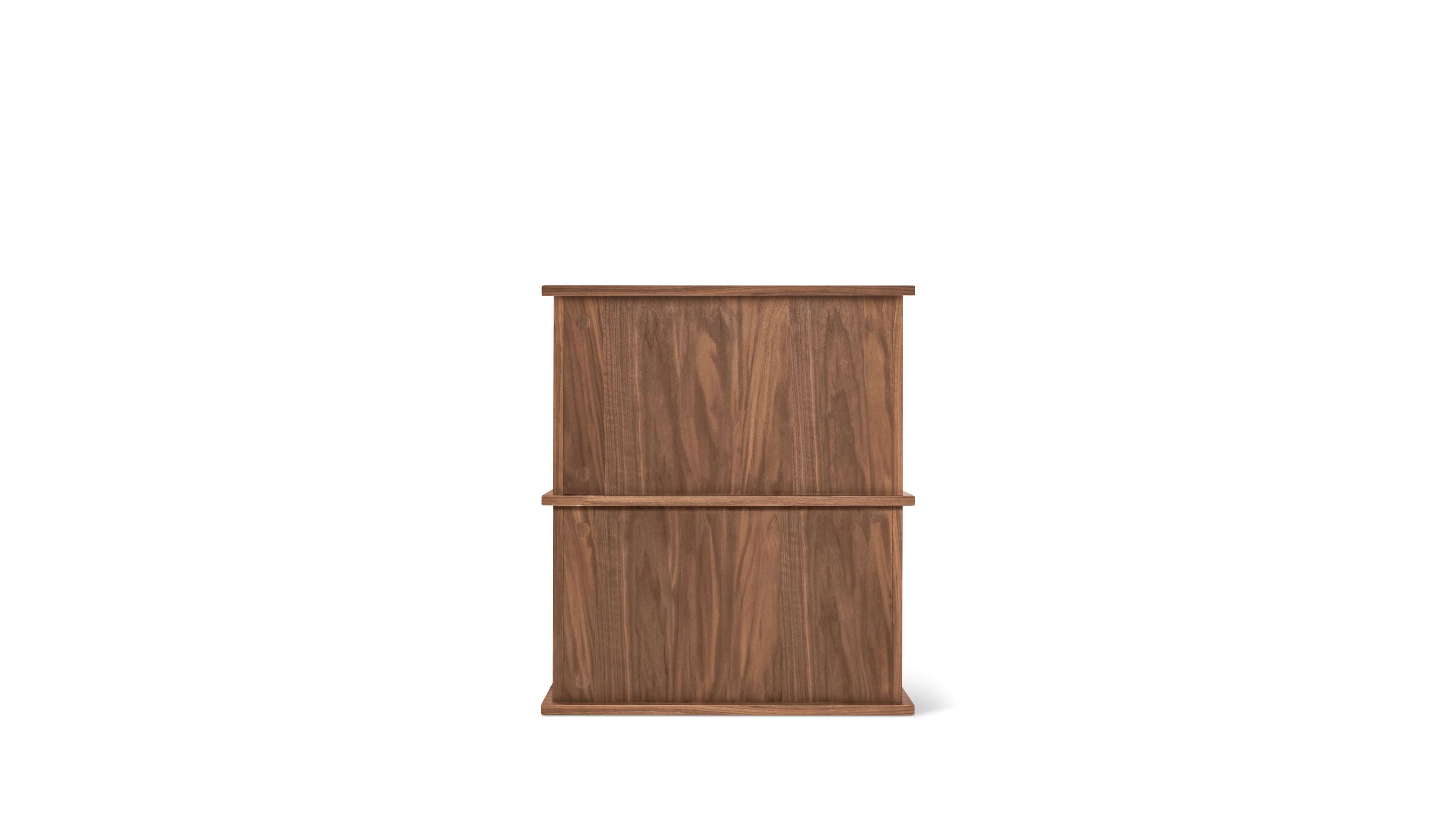 Keep Stacking Storage System 2 - Piece, Closed, Walnut - Sundays Company CanadaSTO-YR-028-003