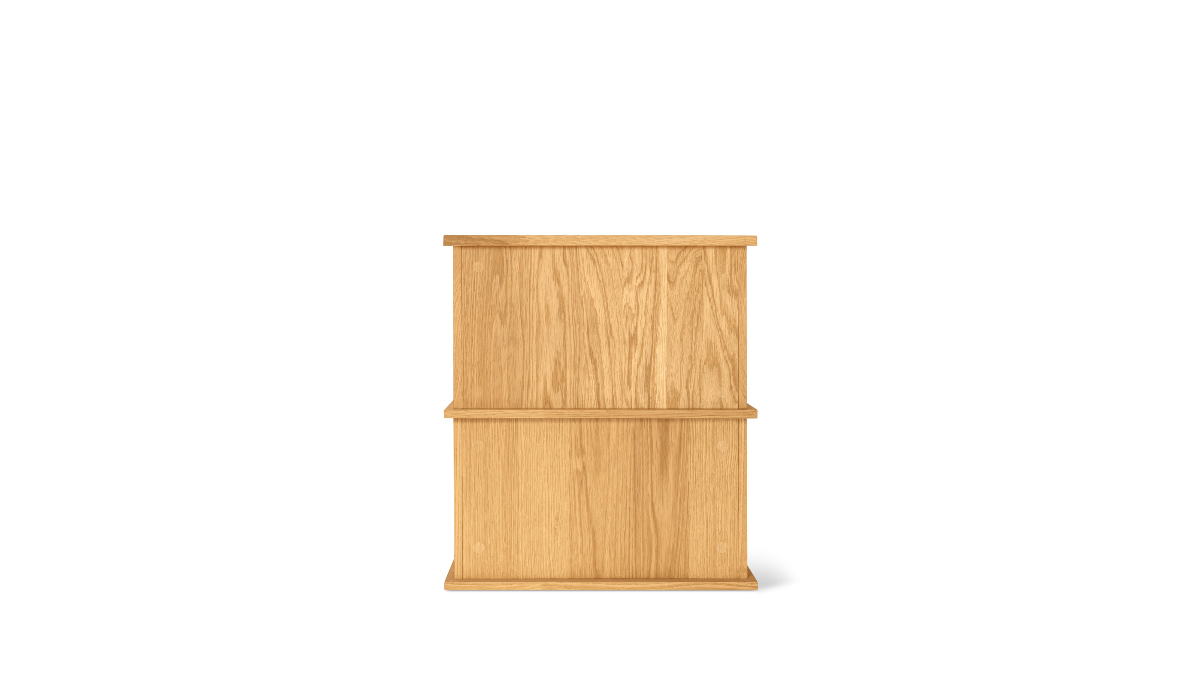 Keep Stacking Storage System 2 - Piece, Closed, White Oak - Sundays Company CanadaSTO-YR-028-050