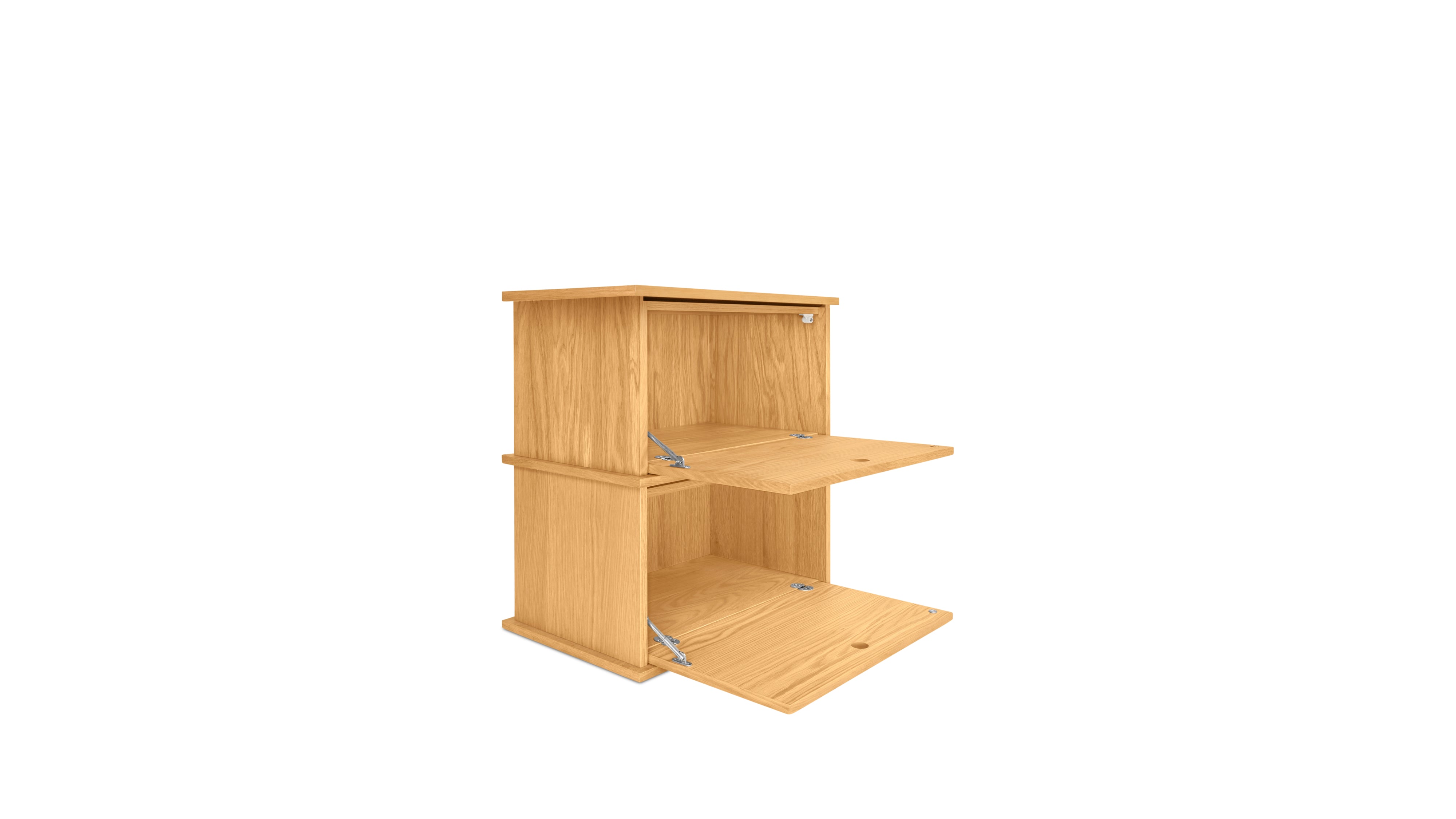 Keep Stacking Storage System 2 - Piece, Closed, White Oak - Sundays Company CanadaSTO-YR-028-050