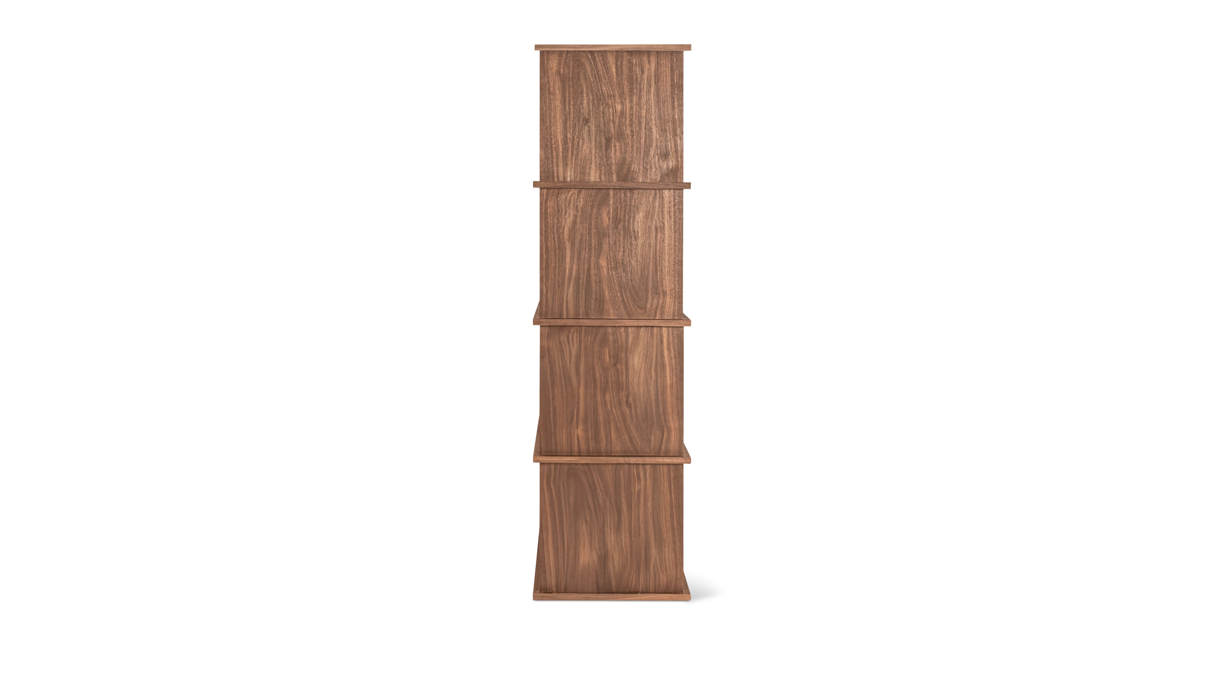 Keep Stacking Storage System 4 - Piece Tall, Open and Closed, Walnut - Sundays Company CanadaSTO-YR-029-003