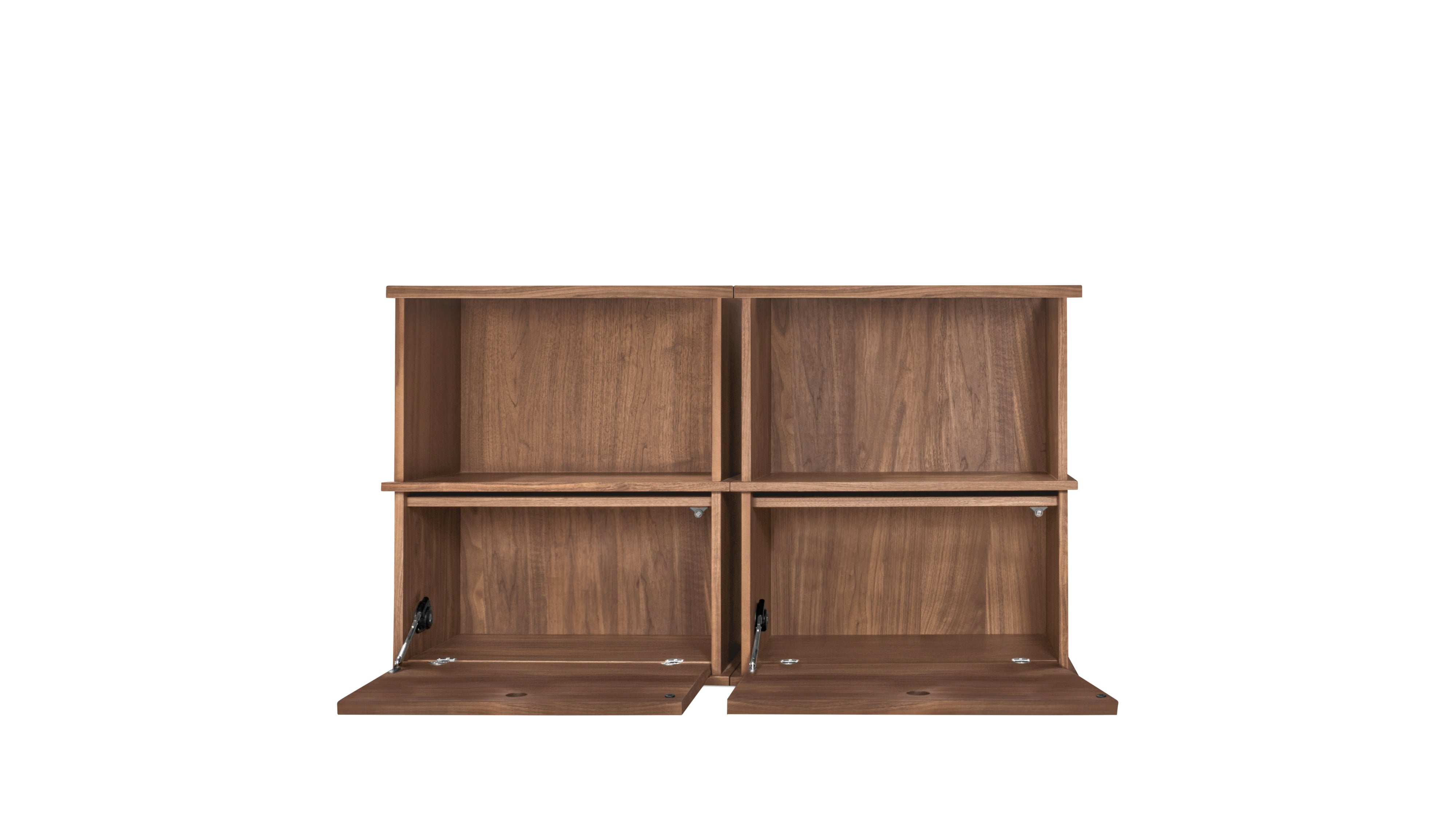 Keep Stacking Storage System 4 - Piece, Open and Closed, Walnut - Sundays Company CanadaSTO-YR-030-003