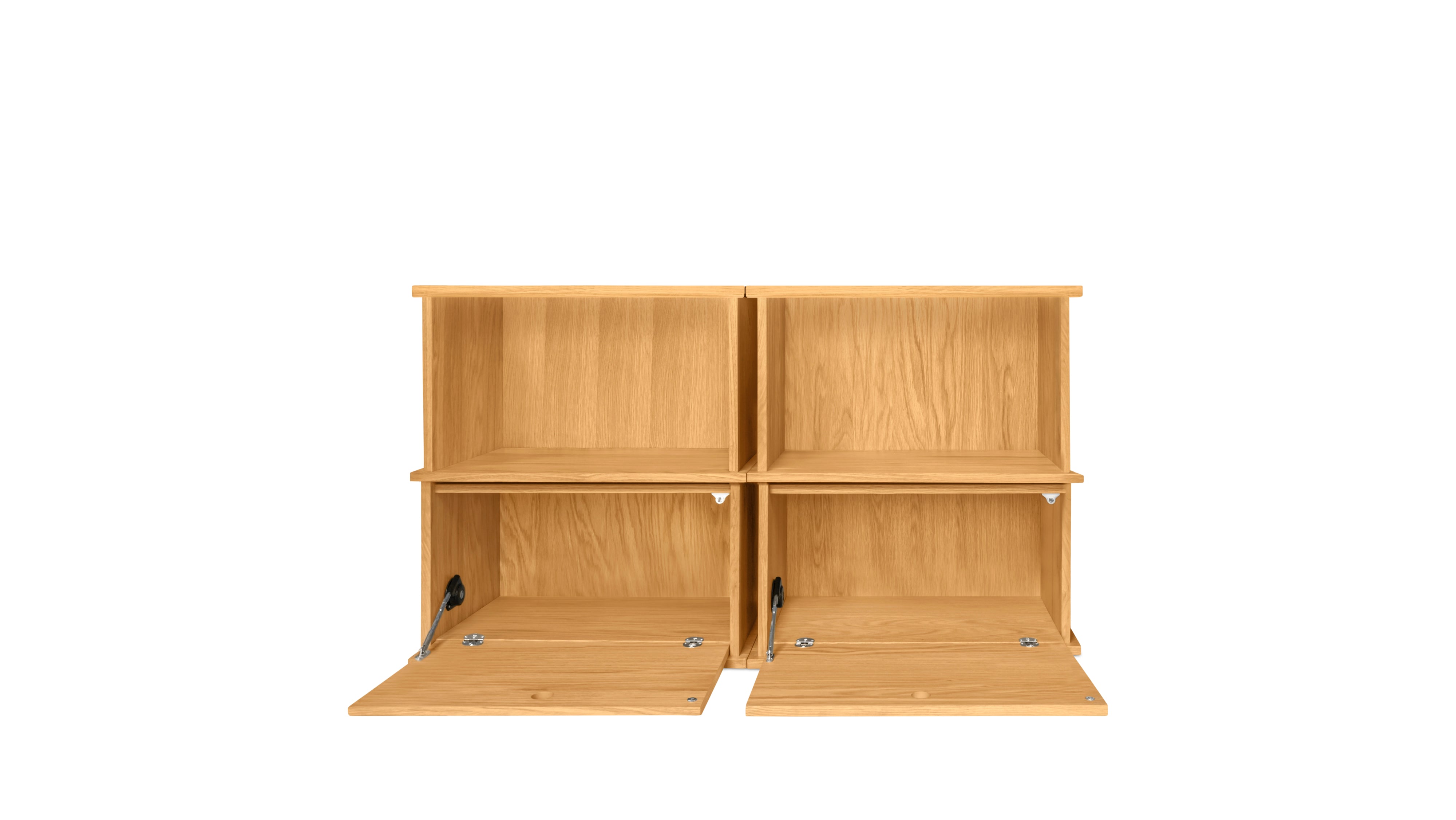 Keep Stacking Storage System 4 - Piece, Open and Closed, White Oak - Sundays Company CanadaSTO-YR-030-050