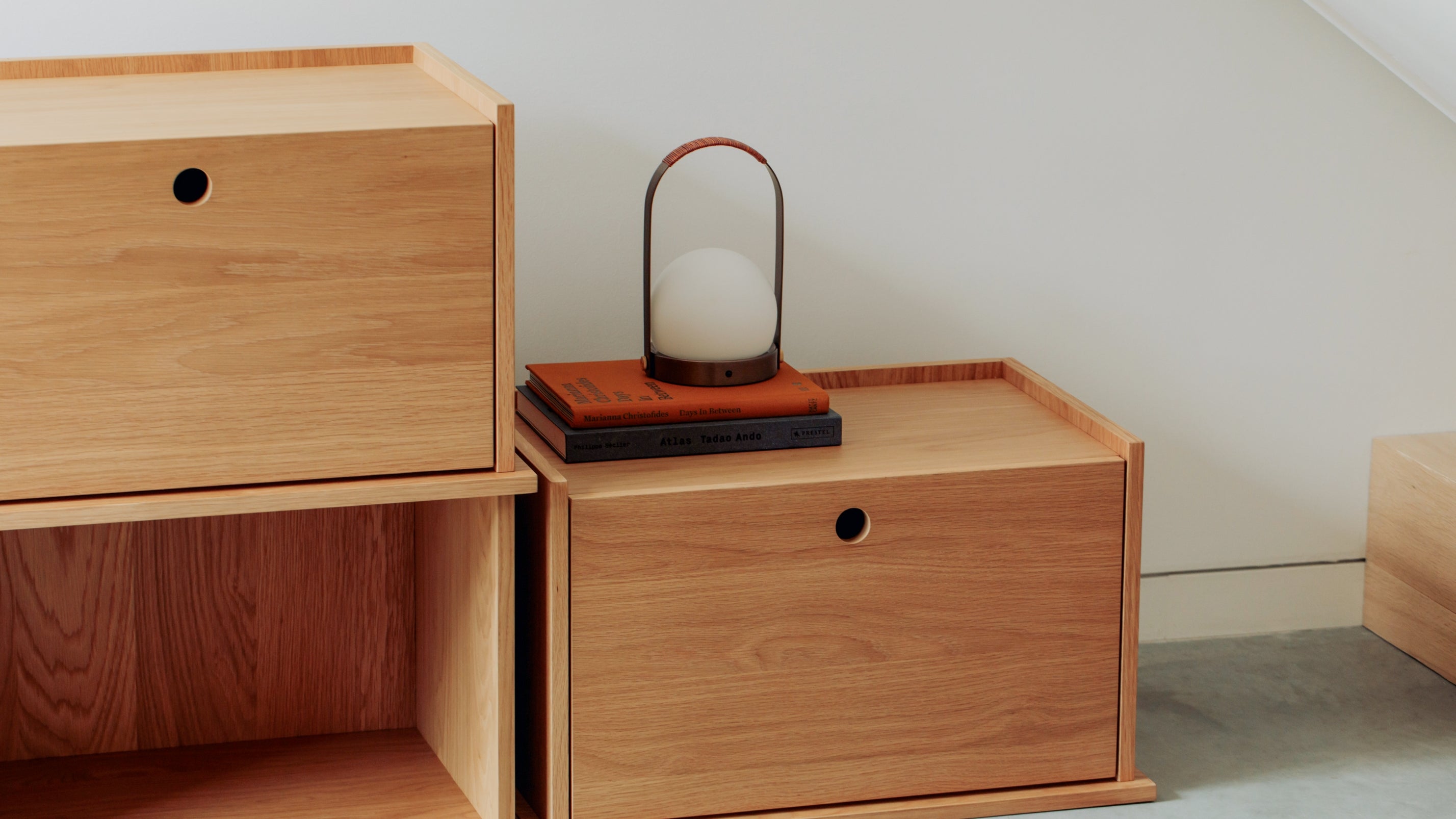 Keep Stacking Storage System 4 - Piece, Open and Closed, White Oak - Sundays Company CanadaSTO-YR-030-050