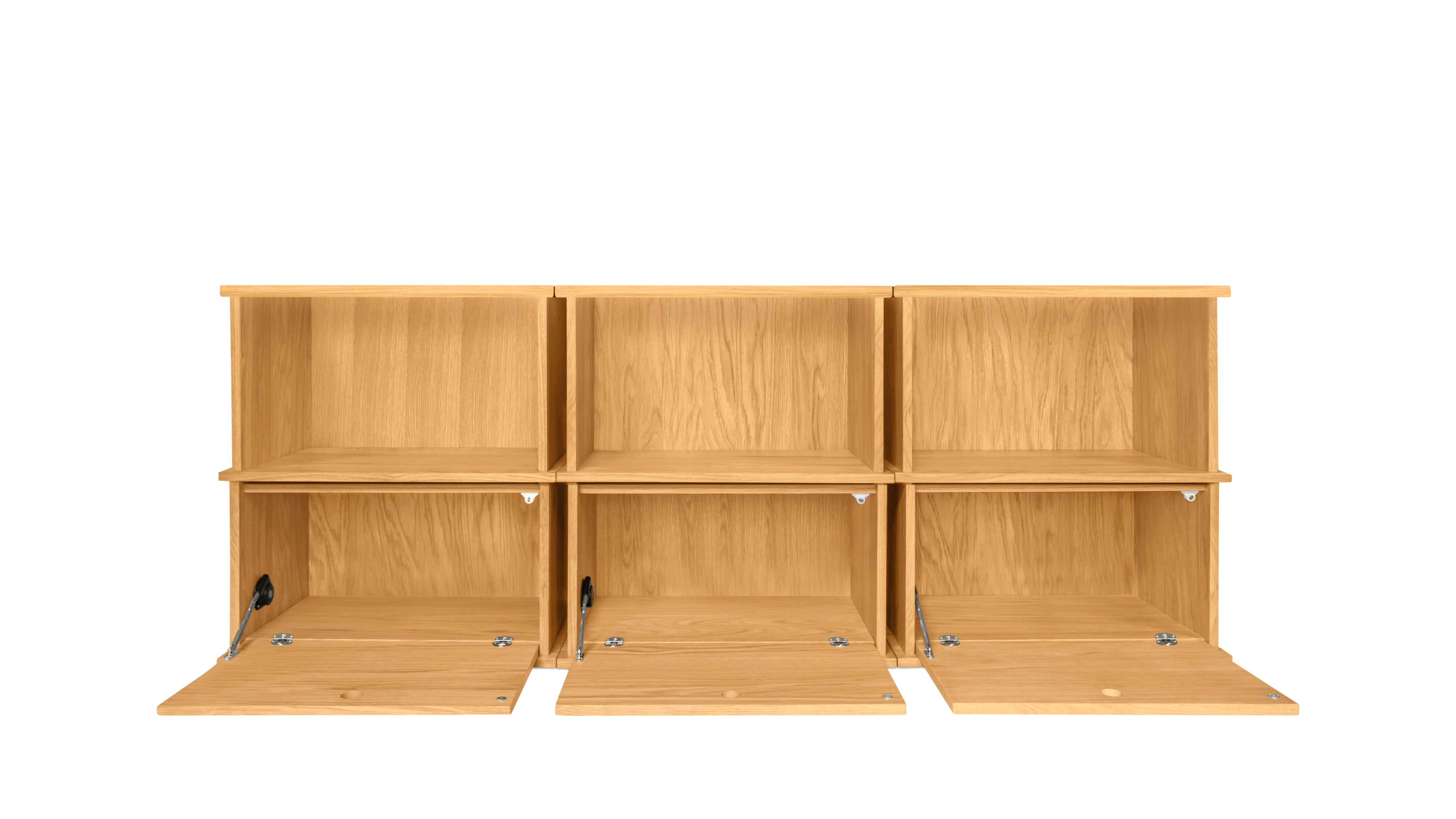 Keep Stacking Storage System 6 - Piece, Open and Closed, White Oak - Sundays Company CanadaSTO-YR-031-050