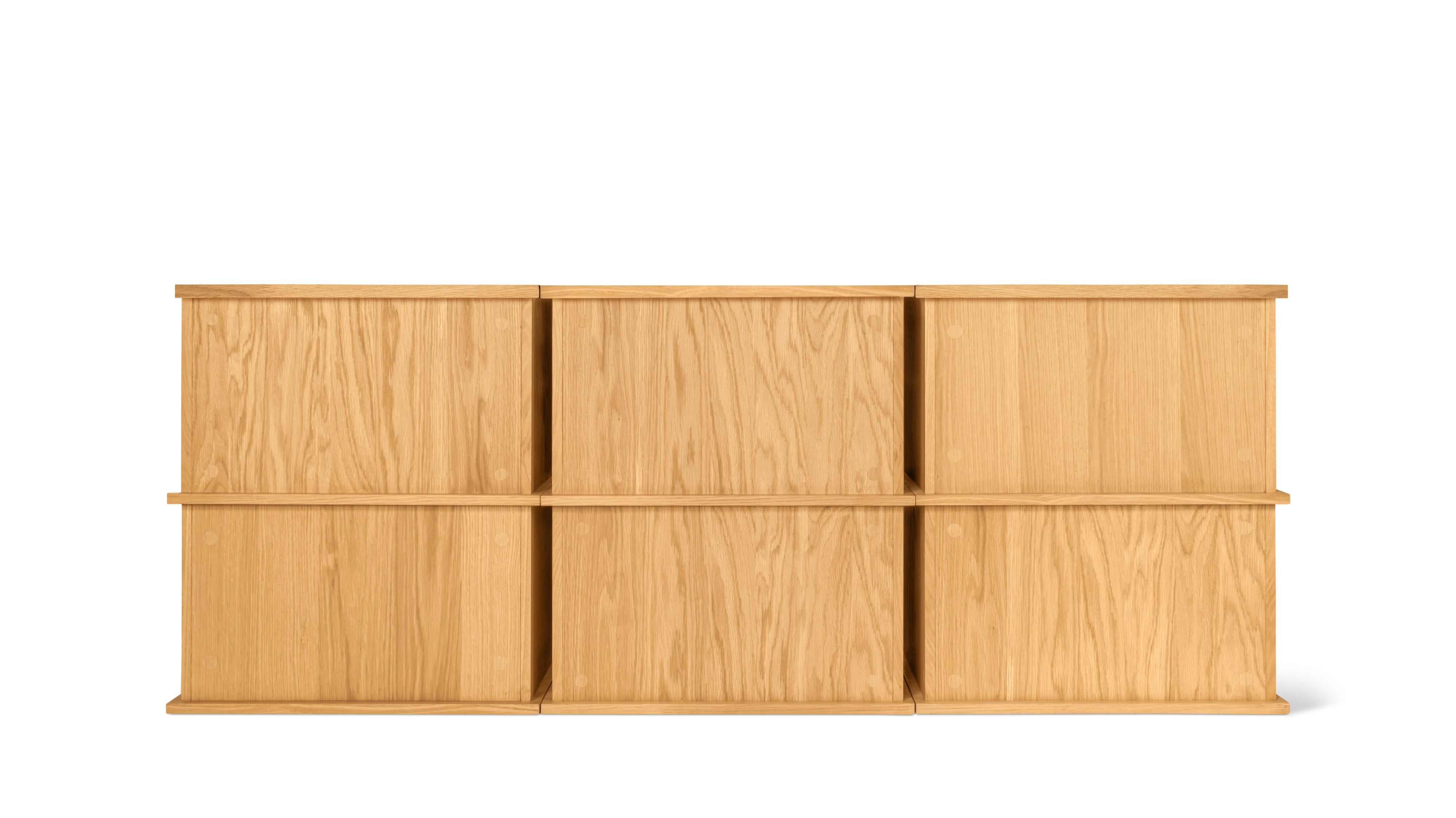 Keep Stacking Storage System 6 - Piece, Open and Closed, White Oak - Sundays Company CanadaSTO-YR-031-050