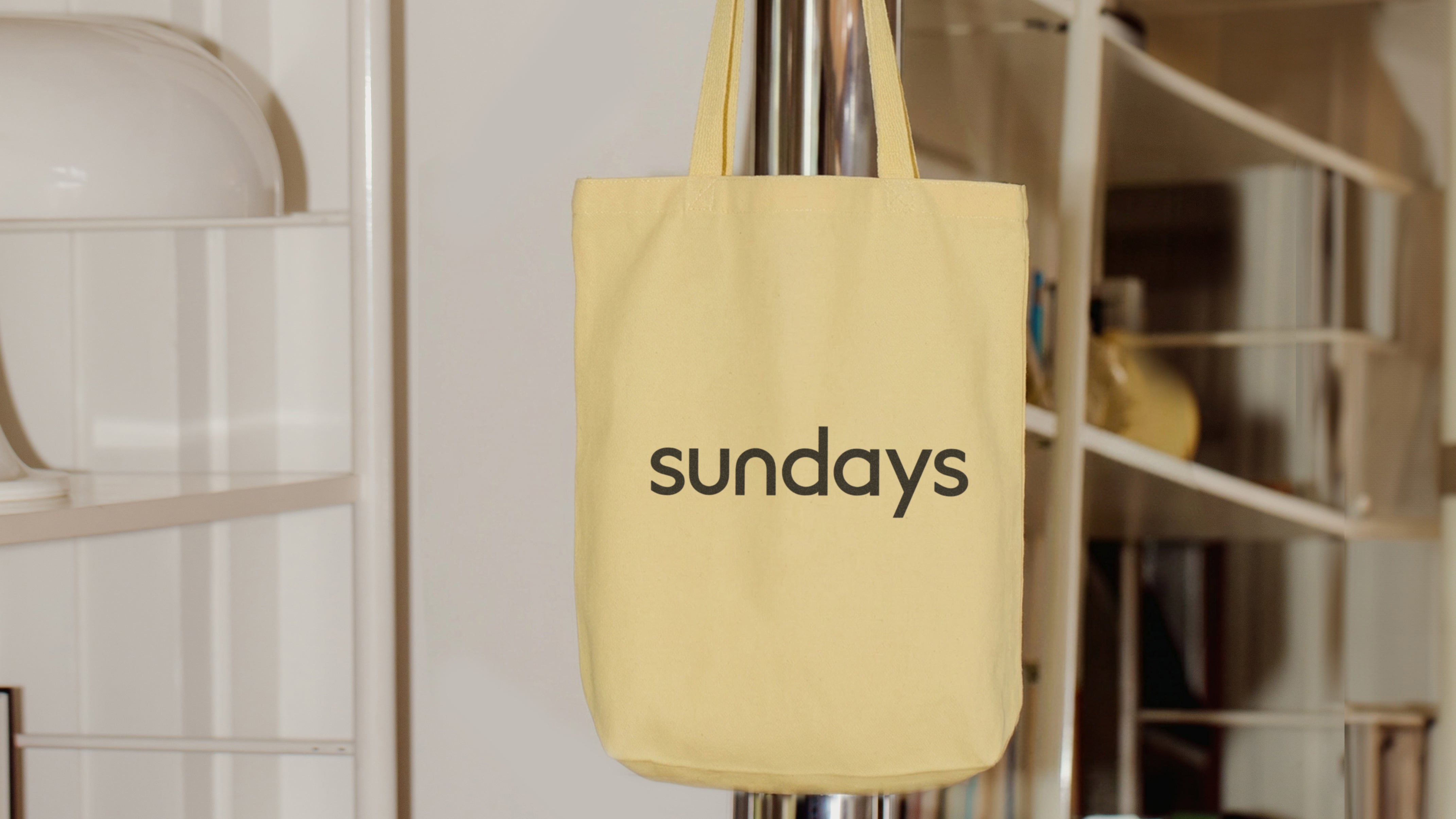 Sundays Tote Bag, Yellow - Sundays Company Canada