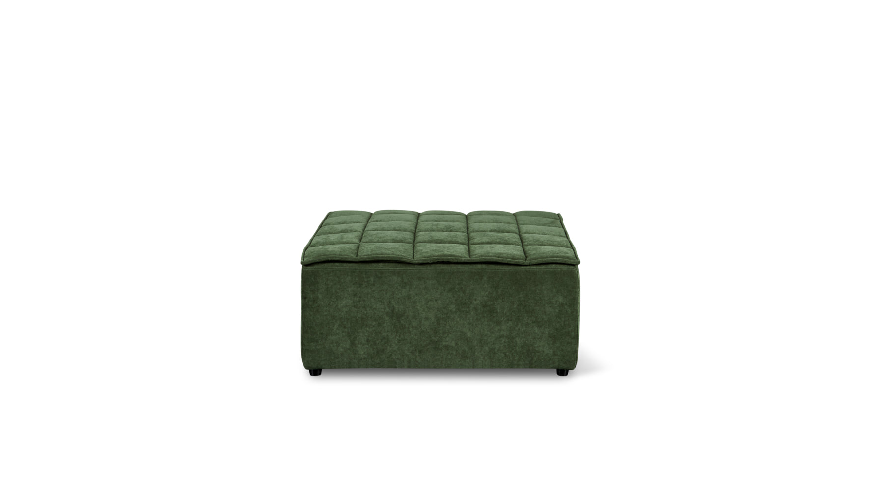 Quilt Ottoman, Moss_image