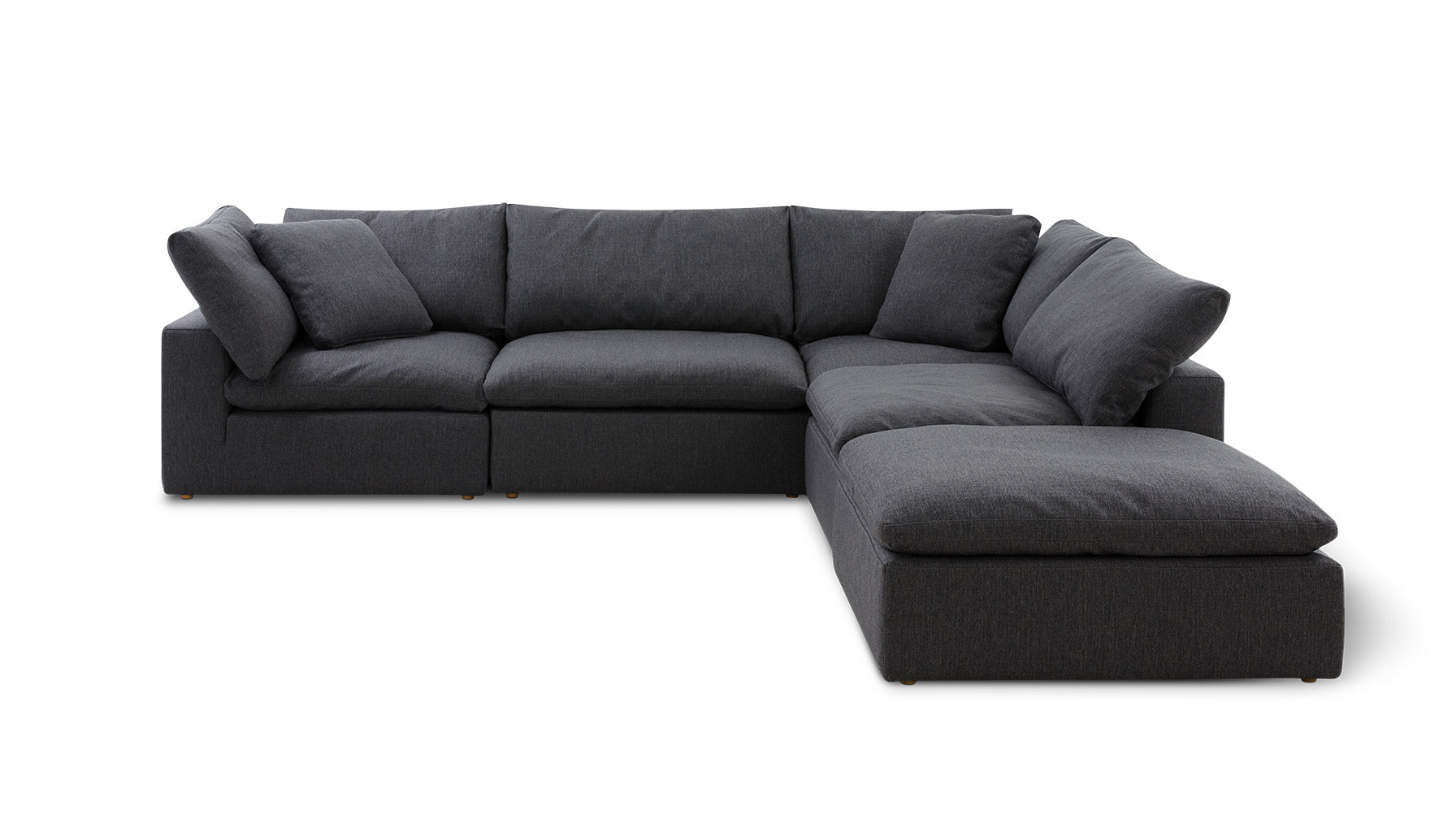 Movie Night™ 5-Piece Modular Sectional, Large, Dark Shadow