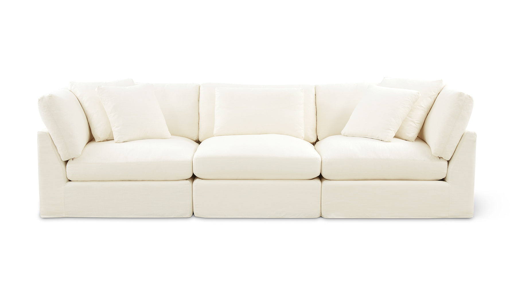 Large deals cream sofa